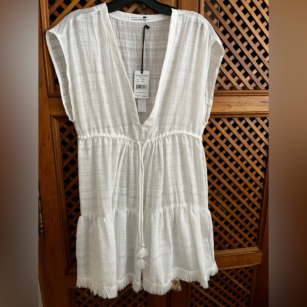 Robin Piccone Beach Coverup White